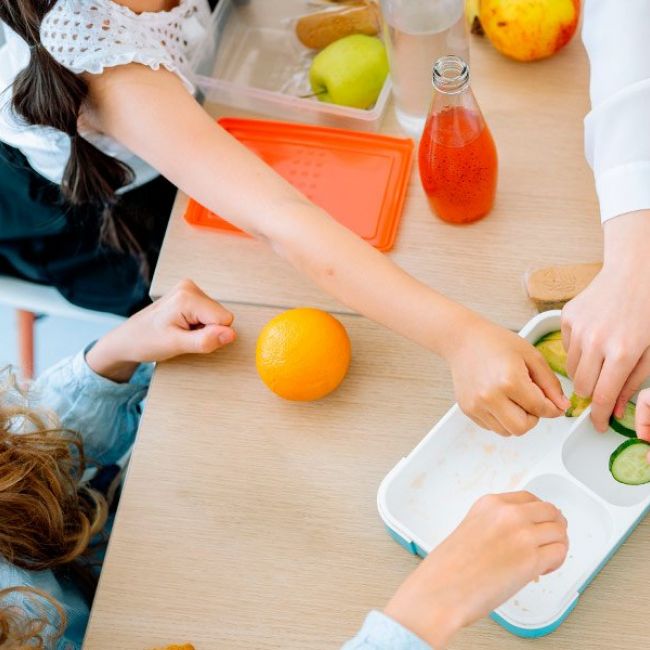 Servicio de comedor en el Colegio privado de Madrid Santa María del Valle